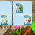 MUQING 30 Pack Seed Packet Binder Sleeves: 120 Pockets Garden Seed Storage Organizer Pages for 3 Ring Binder