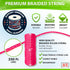 Fluorescent Pink Mason Line String Line - #18 Braided Nylon String - 250 Ft Length - Nylon Twine for Gardening Or Masonry Tools - Perfect Construction String for A String Level, Twine String by ACE Supply