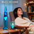 Ports,16" JAMBO Beautiful Liquid Lamp with USB Motion Light with Blue Liquid White Wax, Relaxing Nightlight, Mood Light