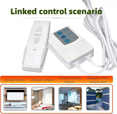 ACGarden 315MHz Wireless Remote Control Kit for Projector Screen, Electric Curtains, Motorized Shade & Smart Home