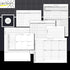 Hourly Planner Notepad, 50 Page Planning Pad w/Appointment Time Block, 8.5 X 11, A4 Sheets for Office Work Schedule