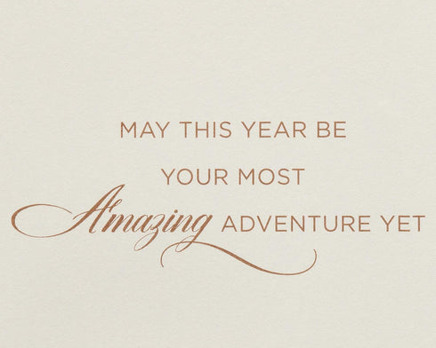 Papyrus Birthday Card, Most Amazing Adventure