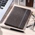 Journal Cover for Field Notes - Waterproof Fabric Organizer with Pen Loop, Business Card Holder for Moleskine Cahier's