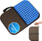 WISIMMALL Gel Seat Cushion Portable Massage Travel Cushions, 14.5" x 10.5" Thick