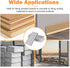14 Gauge 1-1/4" Concrete Nails - 800PCS/Box T Nails for Truss Building and Construction Framing