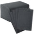 3-Ply 13"x18", 50 Pack JMU Black Dental Bibs, Disposable Dental Bibs Waterproof Tattoo Bibs for Dental Clinic, Tattoo