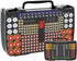 Battery Organizer Storage Case with Tester, Holds 269 Batteries Double Sided Box