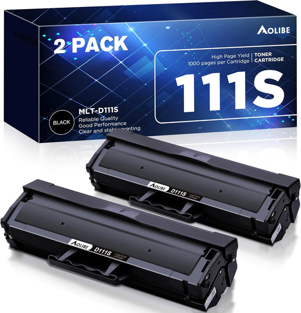 MLT-D111S High Yield Toner Cartridge Compatible for Samsung MLT-D111S 111S, Works with Xpress M2020W M2070FW M2070W