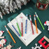 Christmas Stackable Pencils Bulk with Eraser, Multi Point Stackable Push Pencils for School Supplies (48 Pcs)