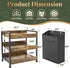 Countertop, 3 Counter, Aquzee Snack Organizer Rack for Tier Wooden Candy Display Shelf, Retail Display Shelves