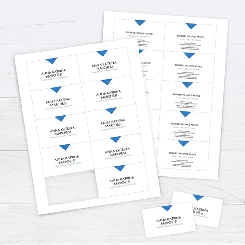 PrintWorks 2 3 10 250 Pack, (00472) White Matte Business Cards, For Inkjet or Laser Printers or Copiers, Card Size x
