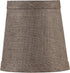Aspen Creative 51013-2, 3" 4" 4" Set 2 Empire Clip-On Chandelier Lamp Shade, Iron, Top x Bottom x Slant Height