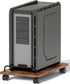Akxomel 4 Mobile CPU Stand, Computer Tower Stand with Caster Wheels, Under Desk PC Cart for Floor, Industrial PC Tower