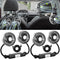 DaisyInner 2 Pcs Car Fan for Backseat Dual Backseat Cooling 360 Degree