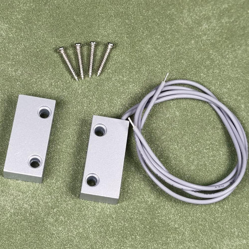 Home Security Wired Rolling Door Contact MC-51, 0~100V/0.5Amp Magnetic Reed Switch with 2 Wires