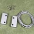 Home Security Wired Rolling Door Contact MC-51, 0~100V/0.5Amp Magnetic Reed Switch with 2 Wires