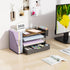 4-Tier gianotter Wood Desk Organizers and Accessories with File Holder, Desk Accessories & Workspace Organizers