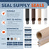 Window Weatherstrip Seal 1/4" Bulb Bubble Kerf Mount - 4 Colors & 6 Length Options