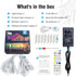 NovaFloat 148FT 54LEDs IP67 RGB Permanent Outdoor Lights, Control, Waterproof Under Eave Lighting with Remote, DIY