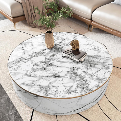 Grey Marble Contact Paper for Countertops, Glossy Peel and Stick Wallpaper 15.8''x78.7'' for Cabinets