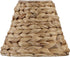 Aspen Creative 51004 3" 6" 4-3/4" Empire Clip On Chandelier Water Hyacinth Lamp Shade, Top x Bottom x Slant Height
