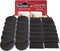 Yelanon Non Slip Furniture Pads, 24 pcs 2.5" Grippers, Self Adhesive Rubber Feet for Hardwood Floor Protection