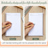 Lewtemi 3 Pieces Left Handed Notebook 8 x 5 Inch, Lefty Spiral Notebooks Wire Bound Paper, 50 Sheets/100 Pages for