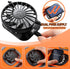Croknit 1 Set Summer Sun Hard Hat Shade Full Brim Hard Hat Sun Visor with Solar Fan and Neck Sunshade Cover High