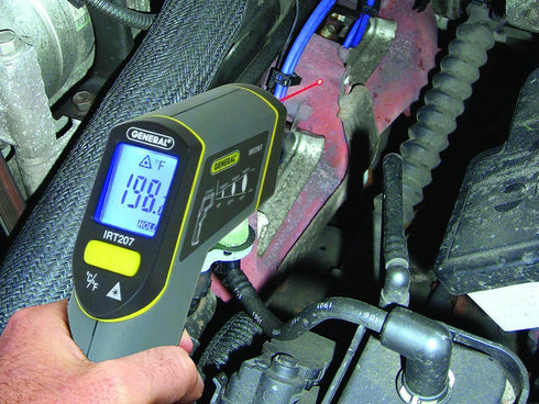 General Tools Non-Contact Digital Laser Temperature Gun, -4 to 608 degrees F, for Cooking, BBQ, Food, Fridge