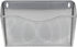 EasyPAG Wall Mount File Holder, 6 Pack Single Pocket Hanging File Organizer for Office and Home, Silver