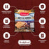 3 Pack Backpacking Bridgford Italian Sausage - Shelf-Stable Survival Food Storage Meals - - Italian Flavored Camping