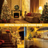 100FT 300 Warm White String Lights LED Extra Long Waterproof Fairy Lights on Clear Wire, Plug-in Indoor Outdoor