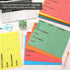 Yeaqee 50 Pcs Durable Real Estate Listing Folder - Pre Printed Right Panel, 5 Colors, Agent Planner with Checklist