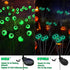 2 Pack 12 2 Brizled Solar Halloween Lights, Total LED Green Halloween Eyeball Lights, Modes Outdoor Green Eyeball