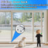 Locks,10 Sets Window Sliding Window Locks with Key, Window Locks for Up and Down Windows,Easy to Install Vertical