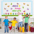 Yopyame 94PCS Bulletin Board Set, Jesus Brings New Life, Spring Butterfly Flowers, Easter Decor