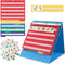 Dunzoom Kids Visual Communication Nonverbal Schedule Board Book for Autism, 300 ASD Laminate