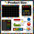 Calendar Bulletin Board Set, Calendar Seasons Weather Chart Bulletin Board and Classroom Display with Stickers for School Classroom Bedroom Wall Decoration (Colorful Style) by Tenare