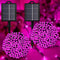 YAOZHOU Valentines Day Solar Christmas String Lights Outdoor Pink 2 Pack 144ft