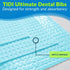 4 13 18 (Pack 500) 3-Ply (917403) TIDI Ultimate Dental Bib, Blue, Layers, W x L of Disposable Dental Bibs Embossed