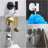 4 Pack Towel Hooks, Wall Mounted Bathroom Coat Hook, SUS304 Stainless Steel Hooks for Bedroom Kitchen Office
