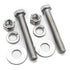 (10 Sets) 1/4-20x2 Stainless Steel Hex Head Screws, Bolts, Nuts, Flat & Lock Washers, 18-8 (304) S/S, Fully Threaded by