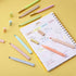 Mr. Pen Aesthetic Highlighters and Pens, 16 Pack, Black Ink Bible Pens, Pastel Color No Bleed Highlighters