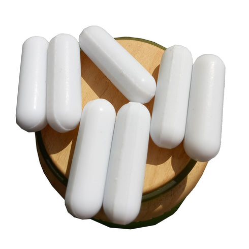 Magnetic Stirrer Stir Bar PTFE Magnetic Mixer, 9X30mm, Cylinder Shape, 10PCS
