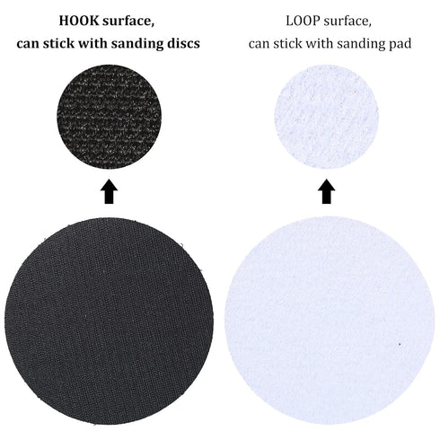 6 Inch 150 mm Loop(10 Boao Interface Pads Hook and Loop Soft Foams Buffering Pad Sponge Cushion Buffer Backing Pad Soft