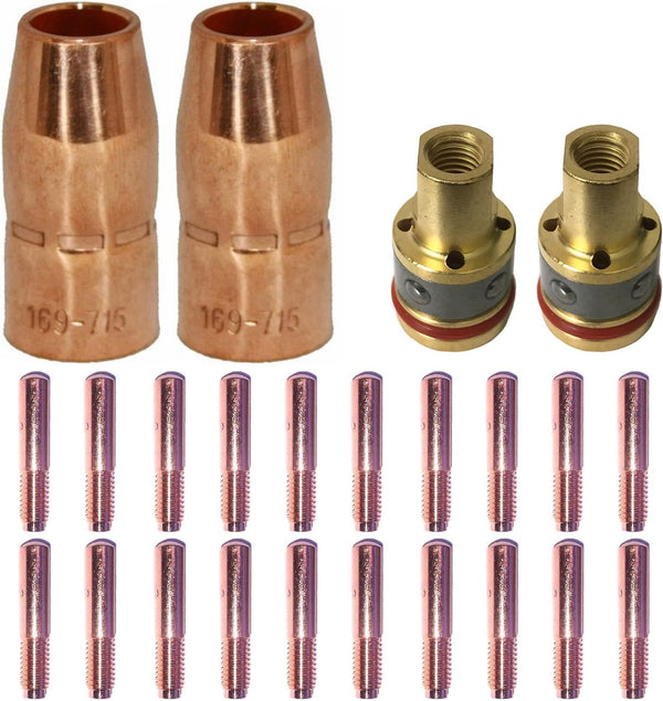 Mig Welding Gun Accessory .030" Kit for Miller Millermatic M-10,M-15 and Hobart H-9 H-10, 20pcs
