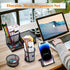 Desk Organizers and Accessories Set, 5 Piece Mesh Pen Holder, Caddy Storage Baskets for Office, School, Home