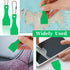 10 Pcs Lotto Scratcher Tool, Plastic Keychain Scraper for Lottery Tickets, Lotto Scratcher Keyring, Green
