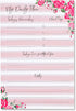 Paper Junkie Calendar Sticky Notes, 8 Pack for Monthly, Weekly, and Daily in Floral Print