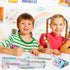 Yeaqee 150 Pieces Beadable Pens Kit, 50 Pieces Colors Plastic Beaded Ballpoint Pens, 50 Pieces Foil Thank You Cards